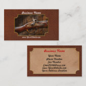 Pistool - Musket - London Armory Visitekaartje (Voorkant / Achterkant)