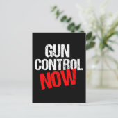 Pistool nu beheren briefkaart (Staand voorkant)