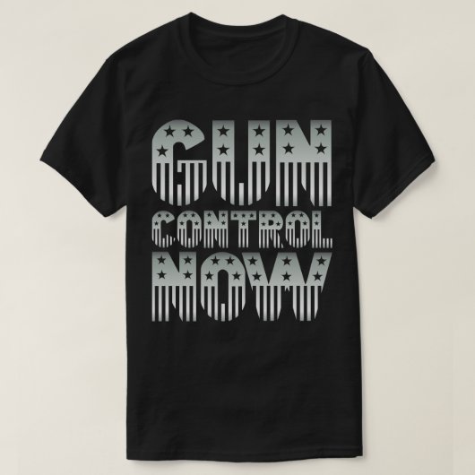Pistool nu beheren t-shirt (Design voorkant)