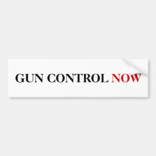 Pistool nu onder controle bumpersticker