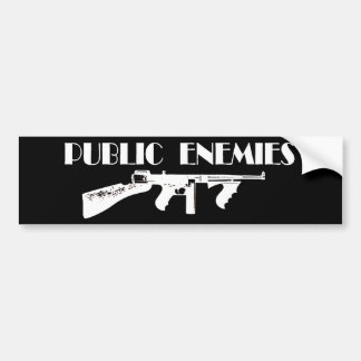 Pistool openbare vijgenmachine bumpersticker