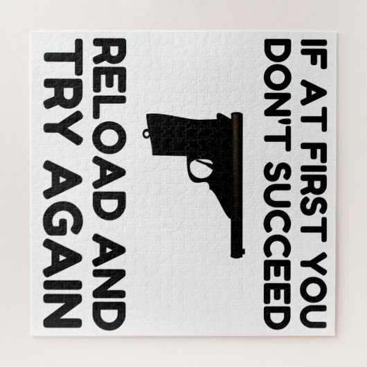 Pistool opnieuw laden legpuzzel (Horizontaal)