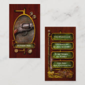 Pistool - Politie - Dans voor mij Visitekaartje (Voorkant / Achterkant)