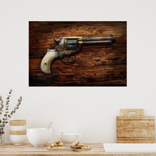 Pistool - Politie - True Grit Poster (Keuken)