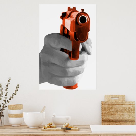 pistool poster (Keuken)