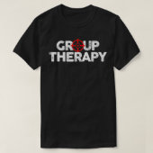 Pistool Range Group Therapy Target Shooting Funny T-shirt (Design voorkant)
