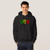 PISTOOL RASTA HOODIE (Voorkant volledig)