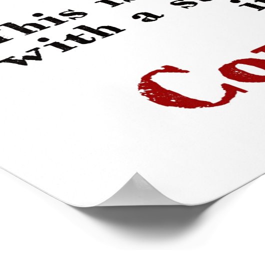 Pistool rechten poster (Hoek)