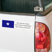 pistool rechten vandaag bumpersticker (Op Truck)
