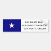 pistool rechten vandaag bumpersticker (Voorkant)