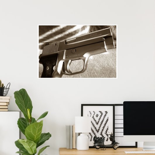 Pistool reeks poster (Thuiskantoor)
