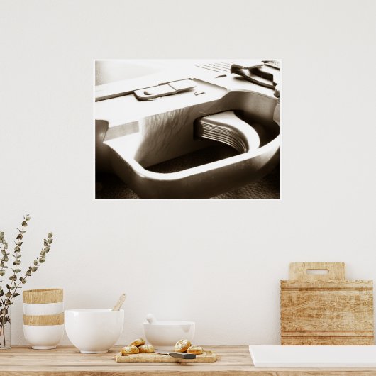 Pistool reeks poster (Keuken)