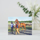 Pistool Runner Briefkaart (Staand voorkant)