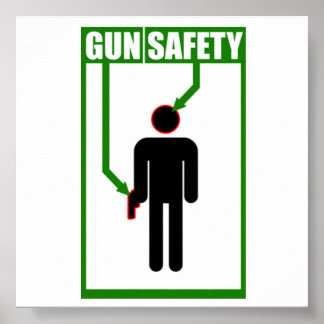 Pistool Safety Poster