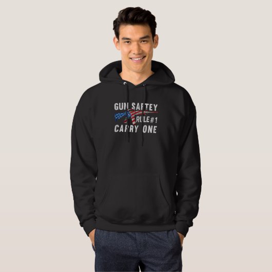 Pistool Safety Rule 1 Pro 2e wijziging AR 15 Ameri Hoodie (Voorkant volledig)