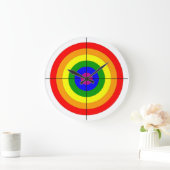 pistool schietbaan stimuleert oogdoelsymbool homo grote klok (Huis)