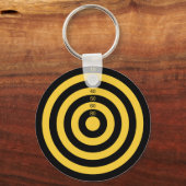 pistool schietend bereik stift oogdoelsymbool sleutelhanger (Voorkant)