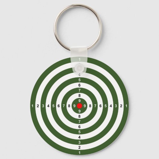 pistool schietend bereik stift oogdoelsymbool sleutelhanger (Voorkant)