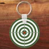 pistool schietend bereik stift oogdoelsymbool sleutelhanger (Voorkant)