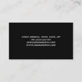 Pistool Shop Doel Visitekaartje (Achterkant)