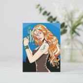 Pistool Sinaasappel Briefkaart (Staand voorkant)