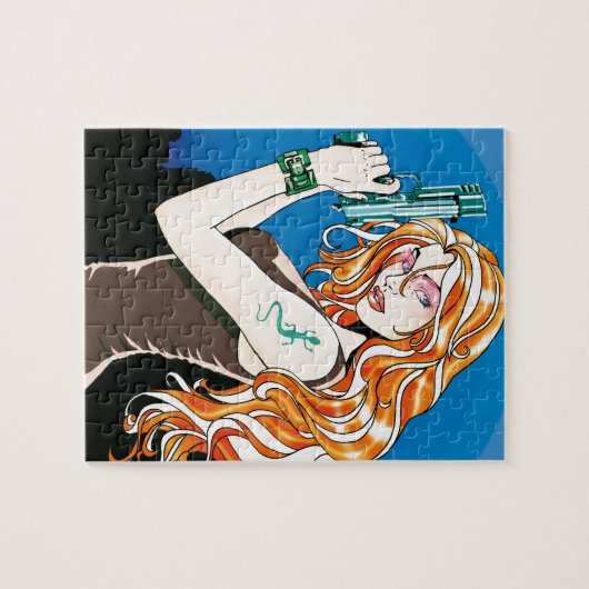 Pistool Sinaasappel Legpuzzel (Horizontaal)