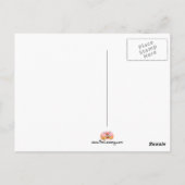 pistool stencil graffiti art briefkaart (Achterkant)