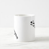 Pistool T-shirt van de liefdesdag / T-shirt van de Koffiemok (Center)