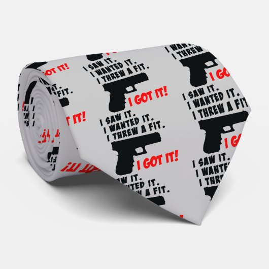 Pistool Tantrum Stropdas (Opgerold)