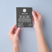 Pistool Target, Gunsmith, Gunstore Adverteren Flyer (Hand)