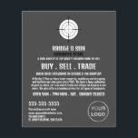 Pistool Target, Gunsmith, Gunstore Adverteren Flyer<br><div class="desc">Pistool Target,  Gunsmith,  Gunstore Adverteren brochures door de Visitekaartje winkel.</div>