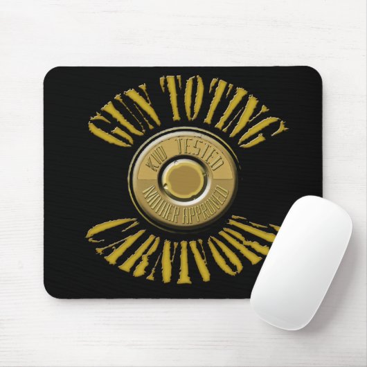 Pistool Toting Carnivore Shell Casing Muismat (Met muis)