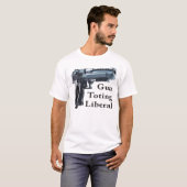 Pistool Toting Liberal T-shirt (Voorkant volledig)