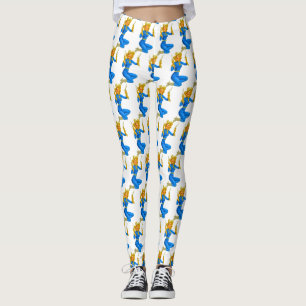 Pistool-toting Pin-up Cowgirl Thunder_Cove Leggings
