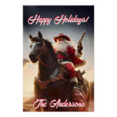 Pistool Toting Sinterklaas Kerstmis Perfect Poster (Voorkant)