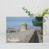 Pistool turret op de oude muren in Valletta, Malta (Staand voorkant)