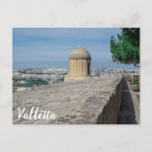 Pistool turret op de oude muren in Valletta, Malta Briefkaart (Voorkant)