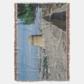 Pistool turret op de oude muren in Valletta, Malta Deken (Voorkant Verticaal)