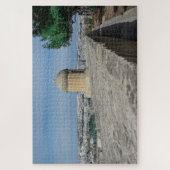 Pistool turret op de oude muren in Valletta, Malta Legpuzzel (Verticaal)