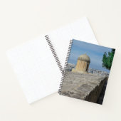 Pistool turret op de oude muren in Valletta, Malta Notitieboek (Binnen)