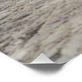 Pistool turret op de oude muren in Valletta, Malta Perfect Poster (Hoek)