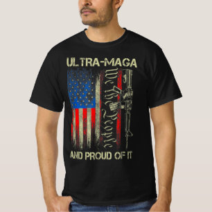 Pistool USA Flag Patriots Ultra MAGA en Prouwe T-shirt