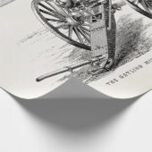 Pistool van 1800s - Sjabloon van Pistolen van gla Cadeaupapier (Hoek)