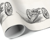  Pistool van 1800s - Sjabloon van Pistolen van gla Cadeaupapier (Rol Hoek)