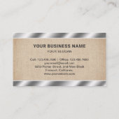 Pistool van Burlap Steel Revolver Shop Gunsmith vu Visitekaartje (Achterkant)