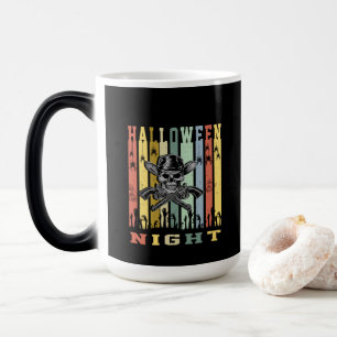 Pistool van de schedel, Halloween Night Magische Mok