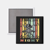 Pistool van de schedel, Halloween Night Magneet (Voorkant / Achterkant)
