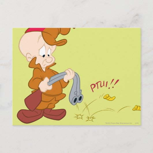 PISTOOL van ELMER FUDD™ mislukt Briefkaart (Voorkant)