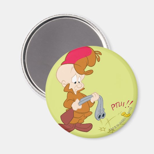 PISTOOL van ELMER FUDD™ mislukt Magneet (Voorkant / Achterkant)