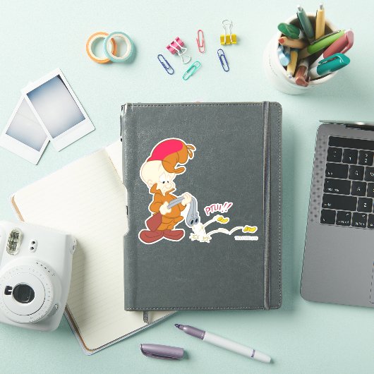 PISTOOL van ELMER FUDD™ mislukt Sticker (iPad Cover)